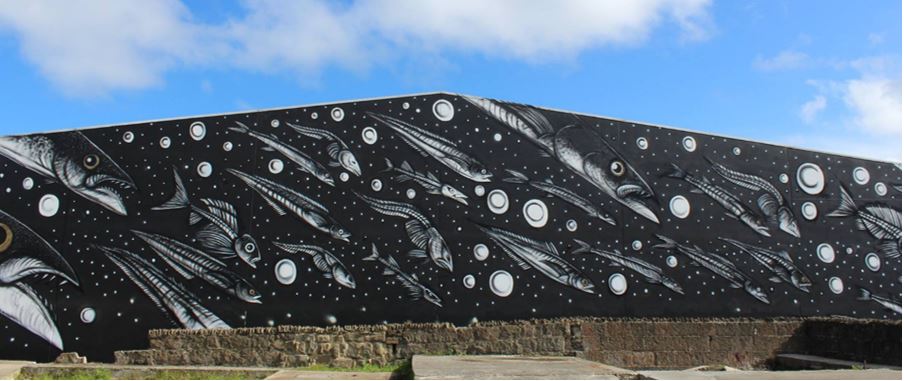 artwork from Dunedin street trail.
